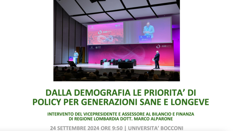 dalla demografia le policy per generazioni longeve e sane